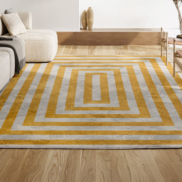 Bandol Modern Classic Mitre Stripe Area Rug